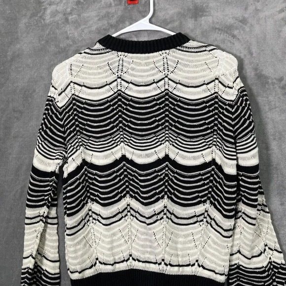 Vtg Icelandic Design Cardigan Size L Crochet Knit Teacher Career Grandma Cottage - Picture 3 of 7